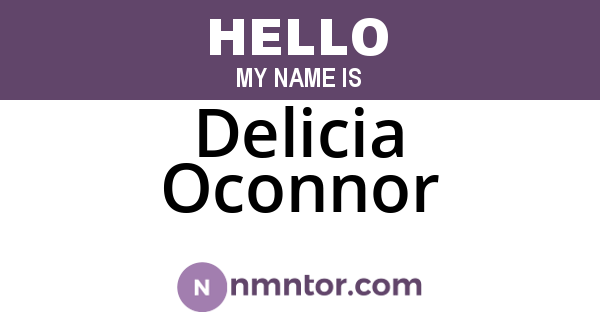 Delicia Oconnor