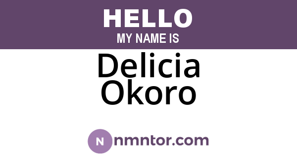 Delicia Okoro