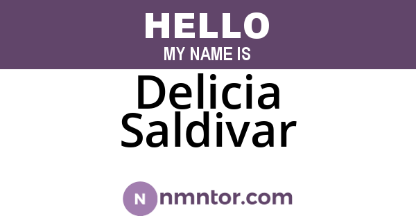 Delicia Saldivar