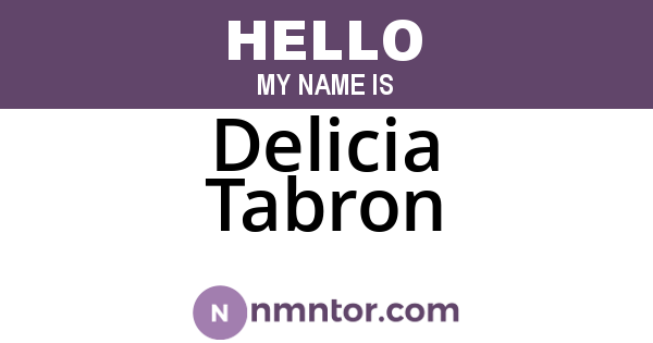 Delicia Tabron