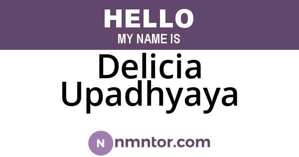 Delicia Upadhyaya