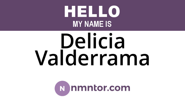Delicia Valderrama