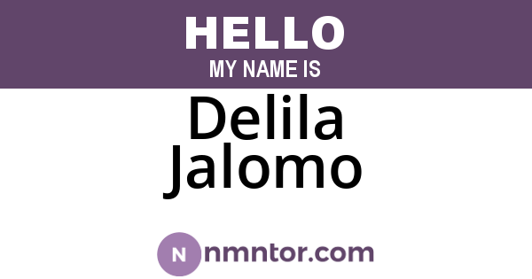 Delila Jalomo