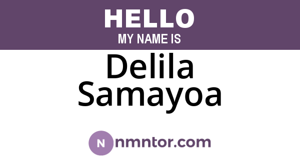 Delila Samayoa