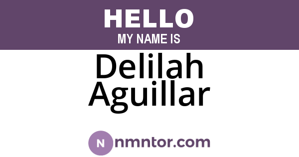 Delilah Aguillar