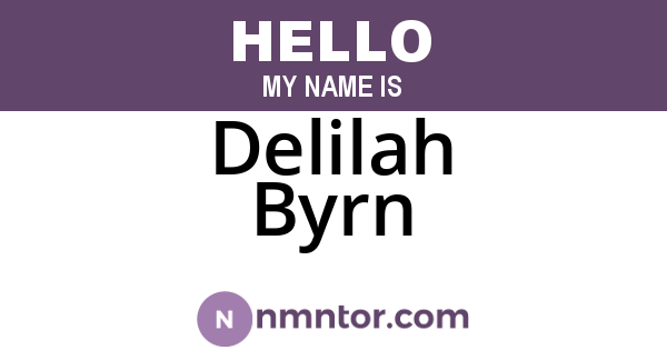Delilah Byrn