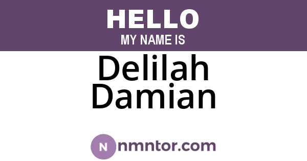 Delilah Damian