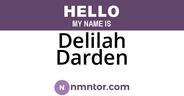 Delilah Darden