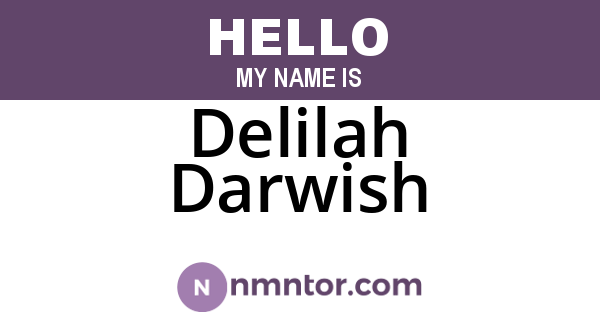 Delilah Darwish