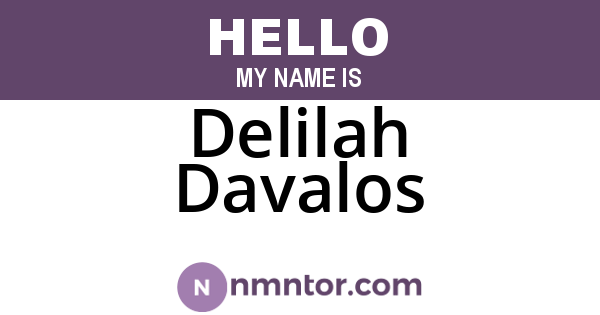 Delilah Davalos