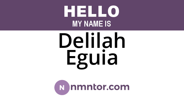 Delilah Eguia