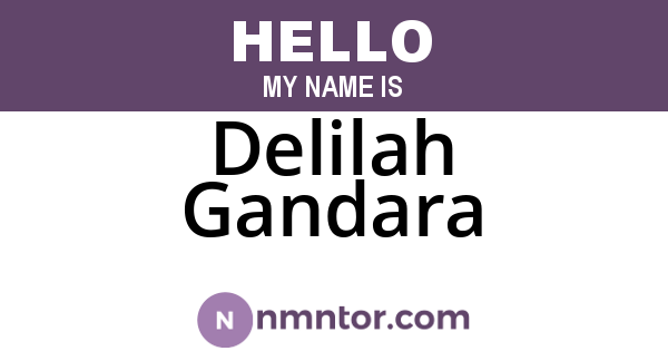 Delilah Gandara
