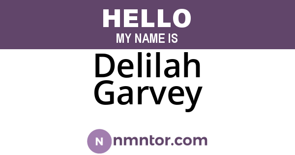 Delilah Garvey