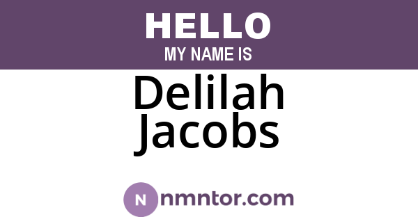 Delilah Jacobs