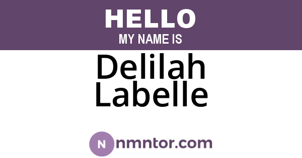 Delilah Labelle