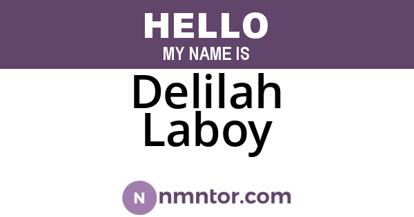Delilah Laboy