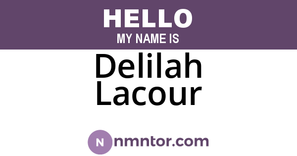 Delilah Lacour