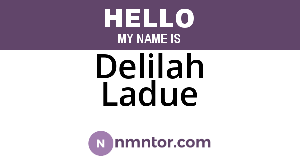 Delilah Ladue