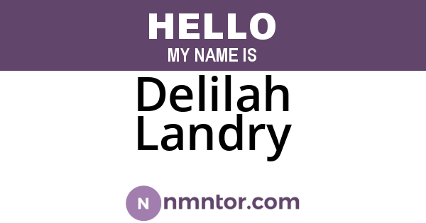 Delilah Landry