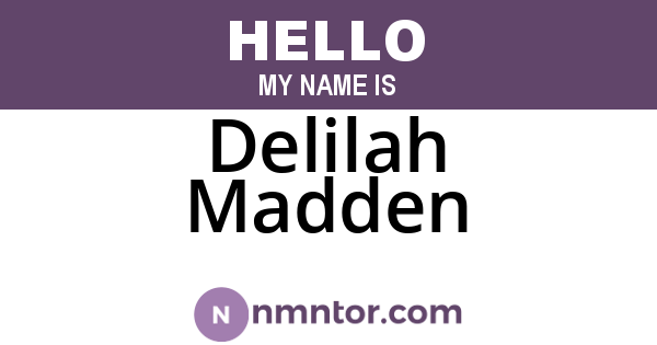 Delilah Madden