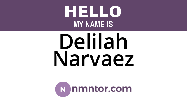 Delilah Narvaez