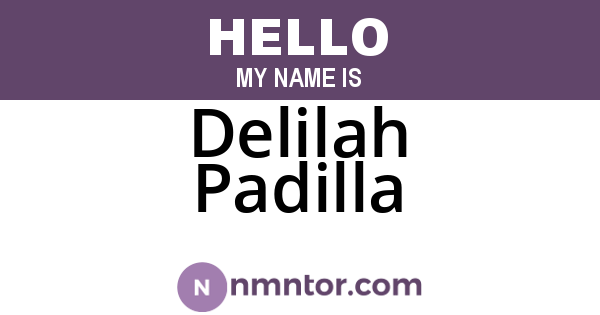 Delilah Padilla