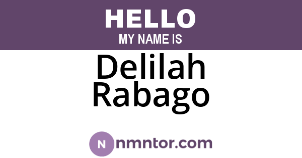 Delilah Rabago