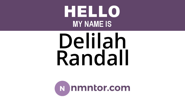 Delilah Randall