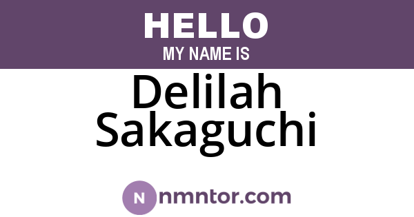 Delilah Sakaguchi