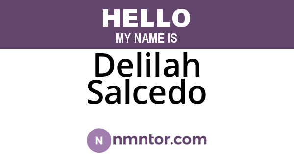 Delilah Salcedo