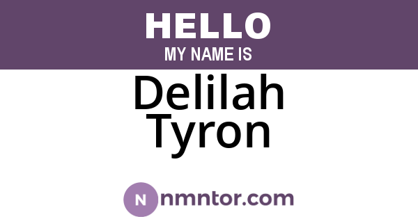 Delilah Tyron