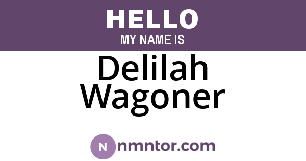 Delilah Wagoner