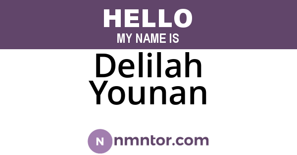 Delilah Younan