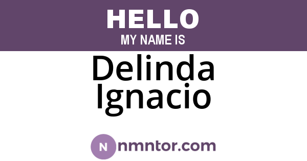 Delinda Ignacio