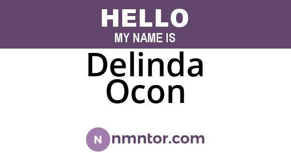 Delinda Ocon