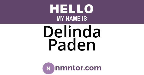Delinda Paden