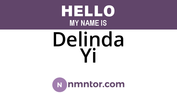 Delinda Yi