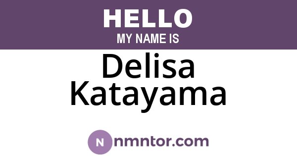 Delisa Katayama