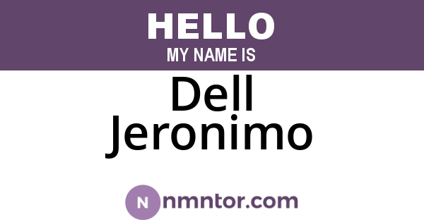 Dell Jeronimo