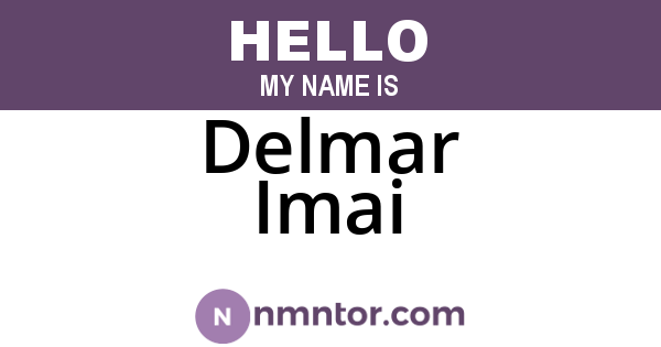 Delmar Imai