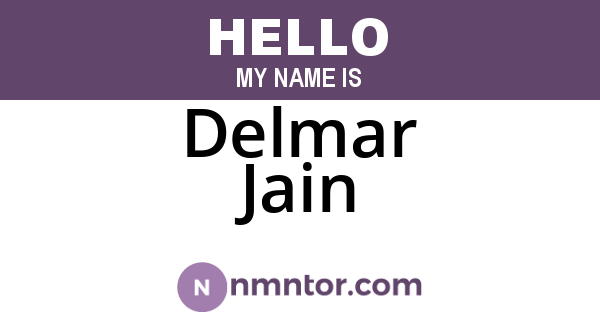 Delmar Jain
