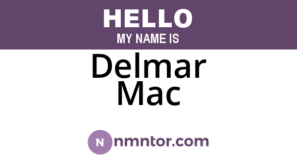 Delmar Mac