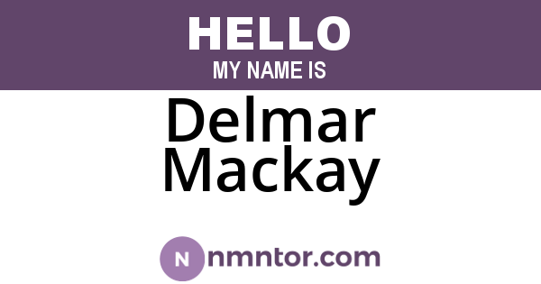 Delmar Mackay