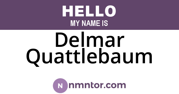 Delmar Quattlebaum