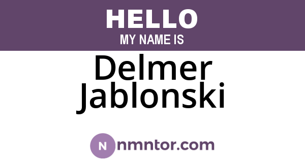 Delmer Jablonski