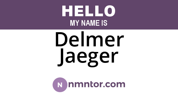Delmer Jaeger