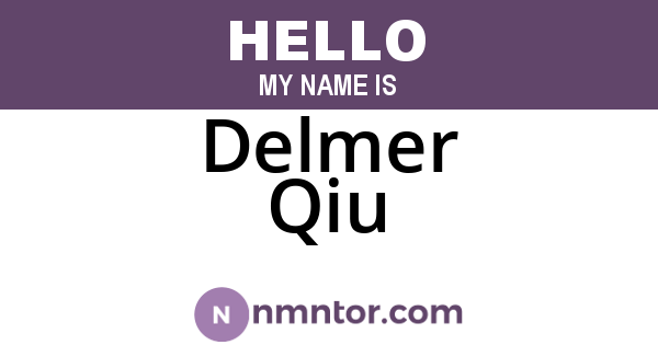 Delmer Qiu