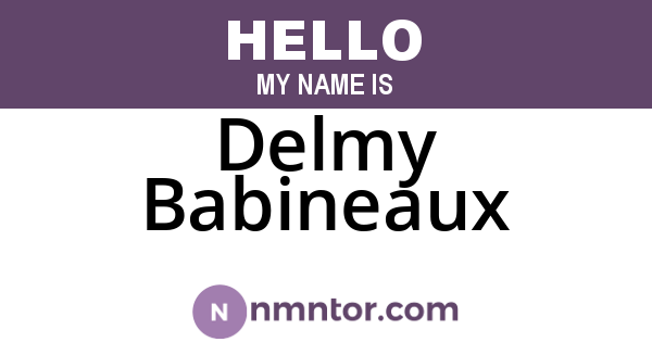 Delmy Babineaux