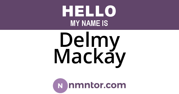 Delmy Mackay