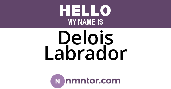 Delois Labrador